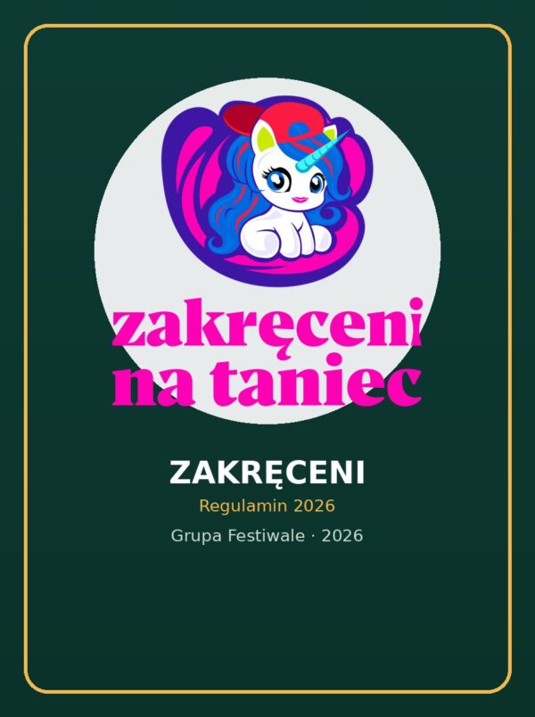 Grafika festiwalu Zakręceni na taniec
